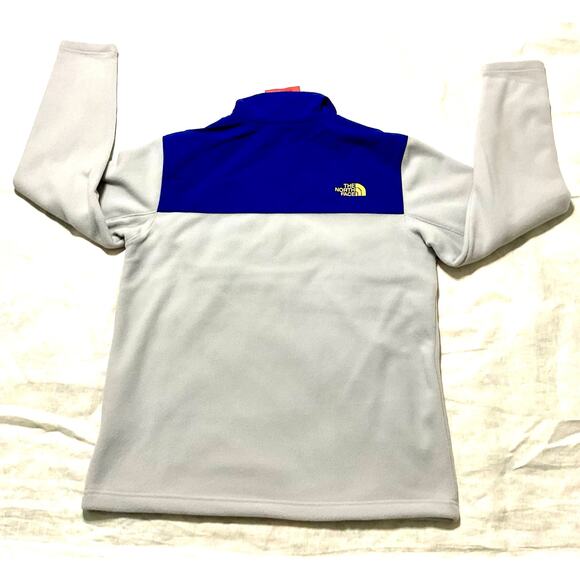 Men’s Mediun The North Face Sun Rise 1/4 Zip Pullover Heather light Gray blue - Picture 2 of 9